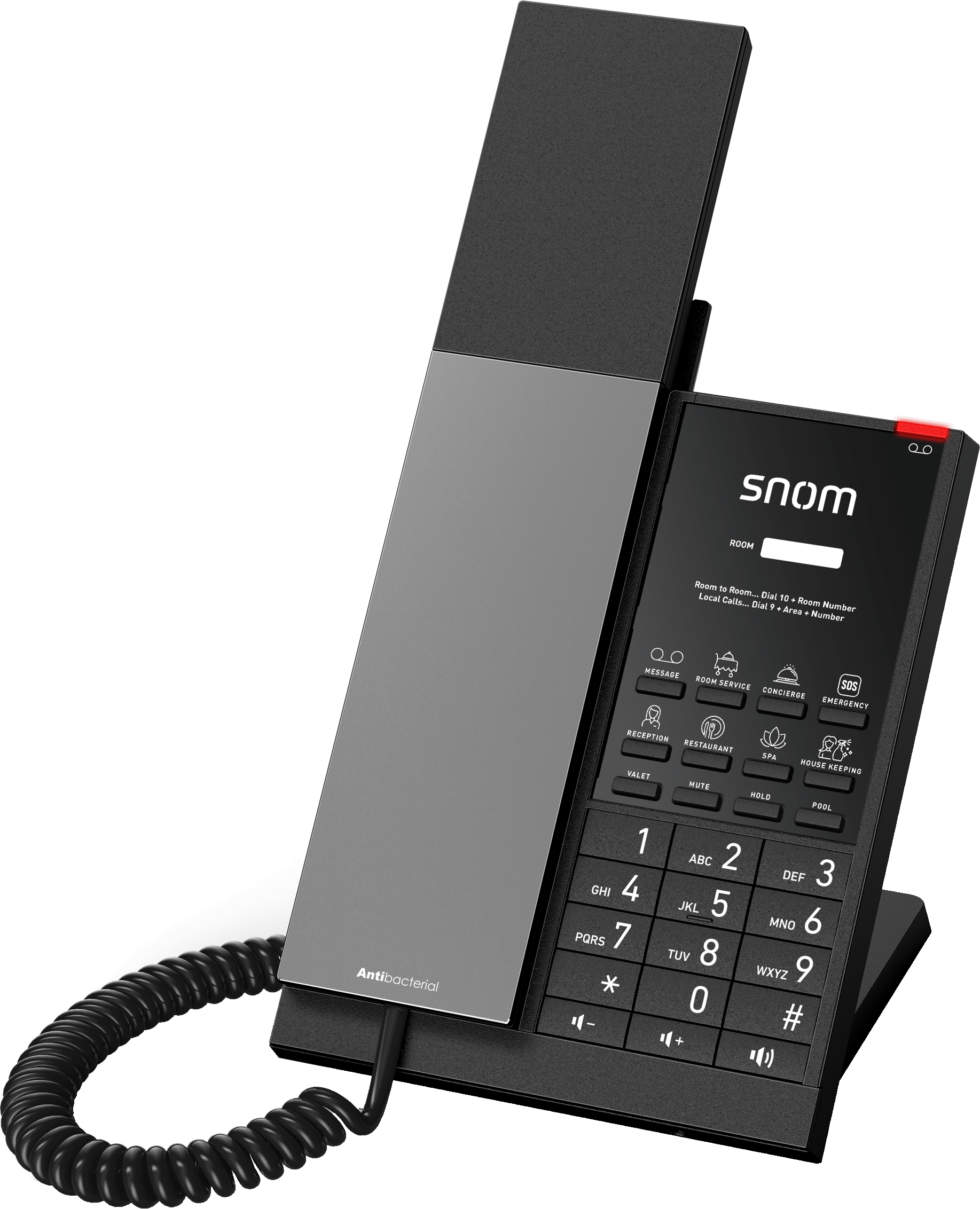   Téléphones SIP   Tlphone SIP Wifi Hospitality comb. filaire 350W 7008