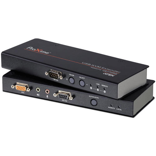   KVM extender   Console extender Cat 5 USB VGA audio srie 300m CE770-AT-G